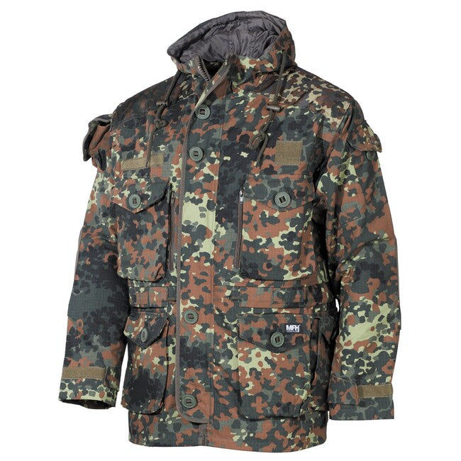 MFH Professional Commando Smock Jacket, bw camo