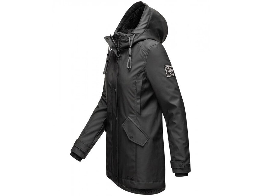 Navahoo Lindraa giacca impermeabile da donna, taupe
