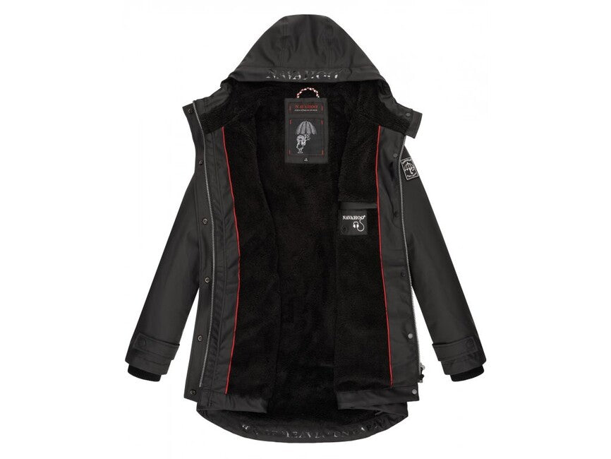 Navahoo Lindraa giacca impermeabile da donna, taupe