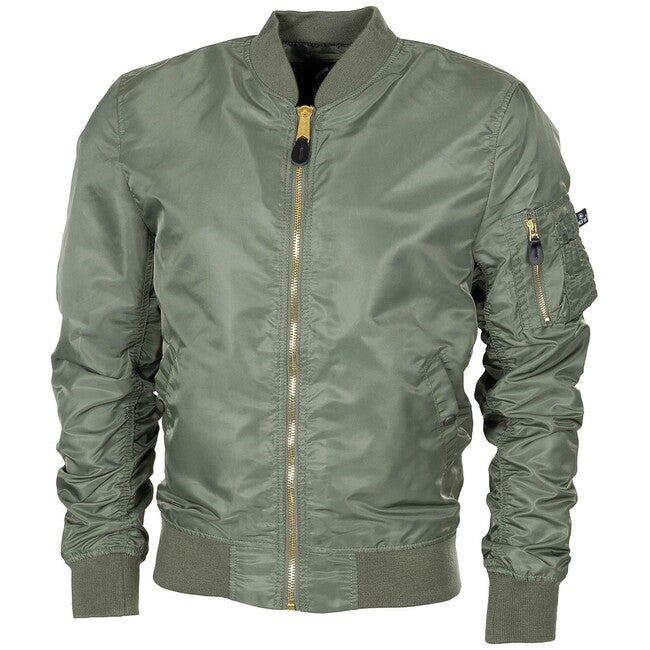 MFH American MA1 giacca di volo, verde OD