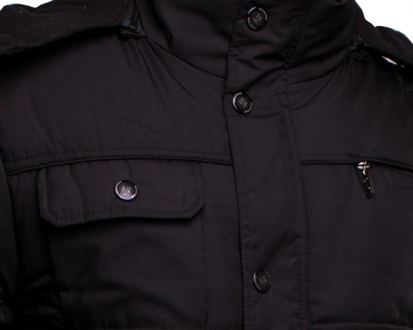 O&T Wang classic giacca invernale, nera