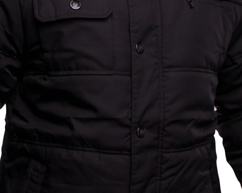 O&T Wang classic giacca invernale, nera