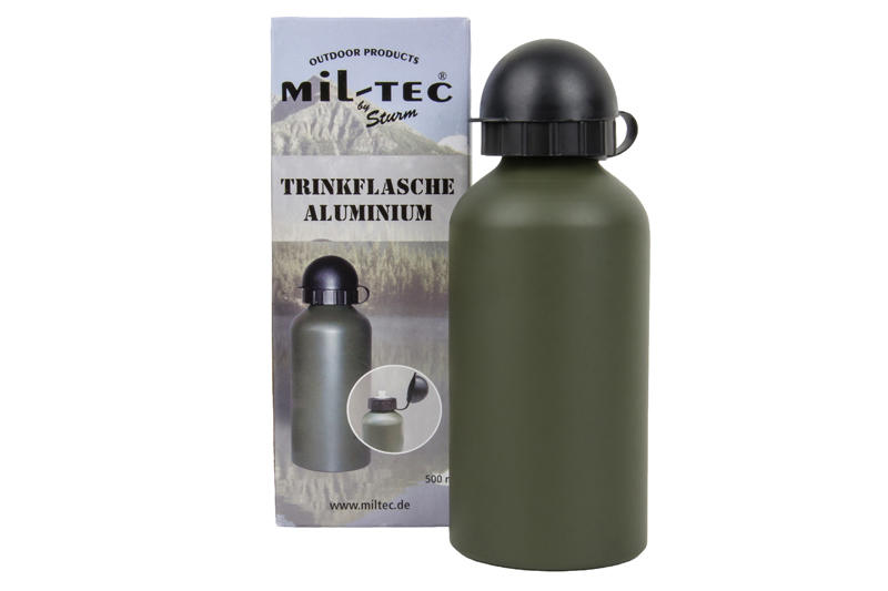 Mil-Tec bottiglia in alluMinio 0,5l, oliva