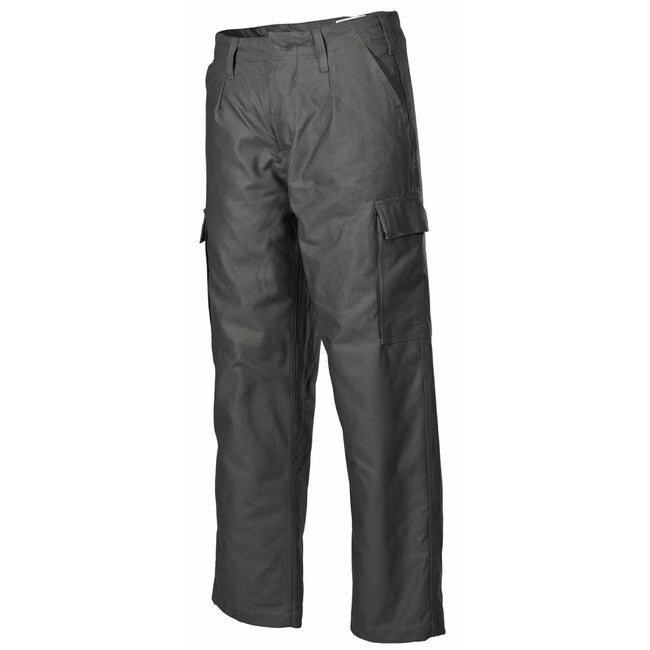 MFH BW Moleskin Trousers with Lined Interior, Oversized, OD Green