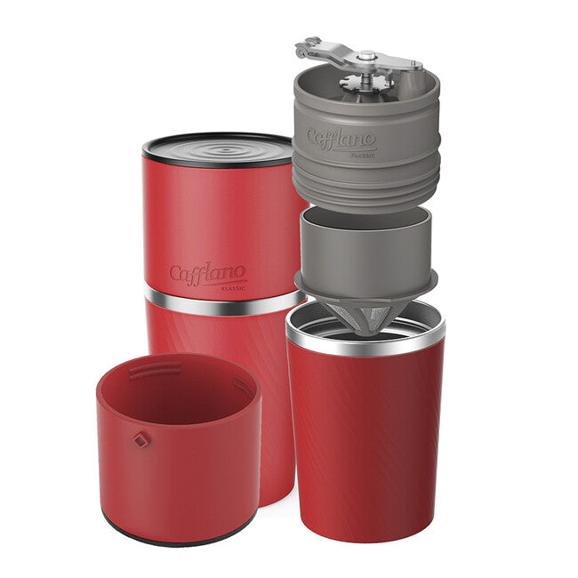 Cafflano Klassic macchina da caffé, rosso
