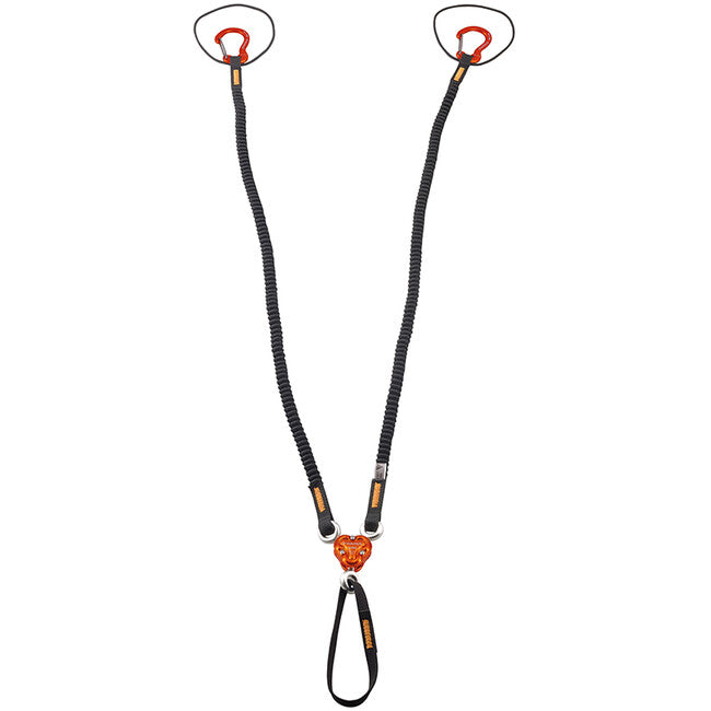 Camp X-Gyro cordicelle elastiche con anello per il fissaggio della piccozza al sedile 92 - 147 cm
