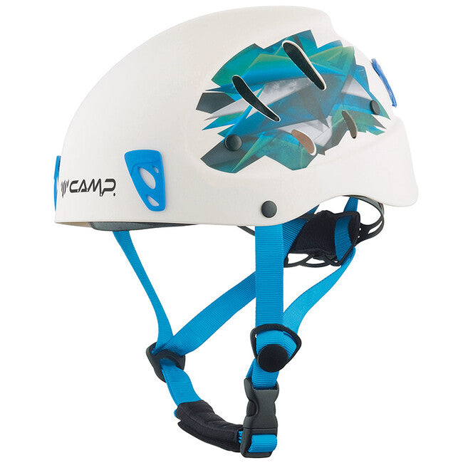 Camp Armour casco da arrampicata, bianco / azzurro