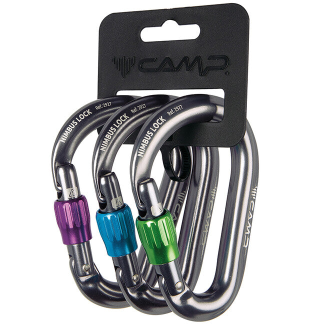 Camp Nimbus moschettone hms lock 3 pezzi