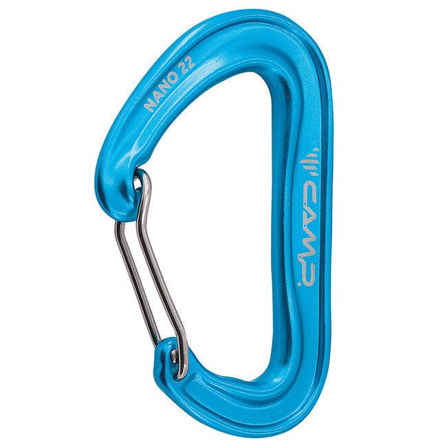 Camp Nano 22 moschettone, azzurro