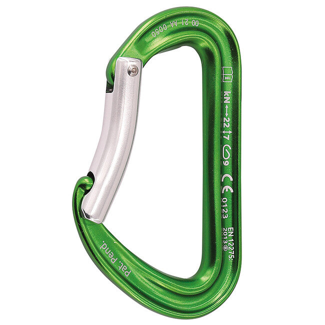 Camp Photon moschettone Bent Gate, verde