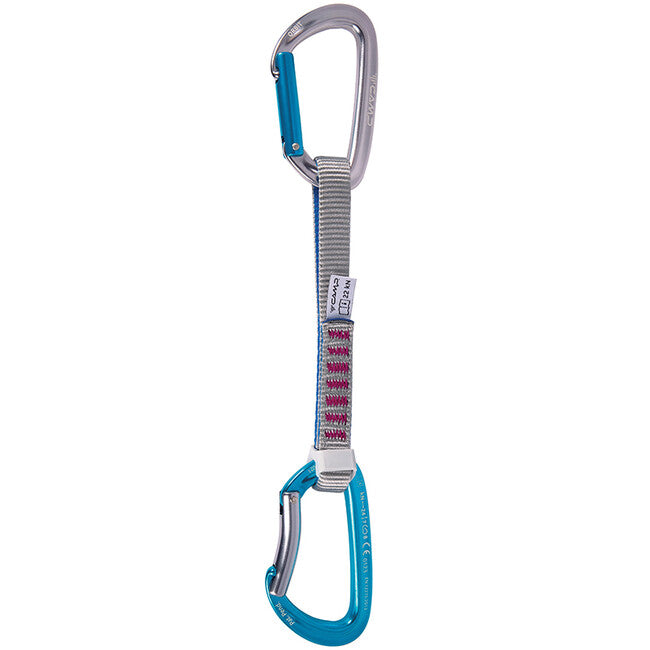 Camp Orbit Express KS le attrezzatura da arrampicata 18 cm, grigio / blu / fucsia