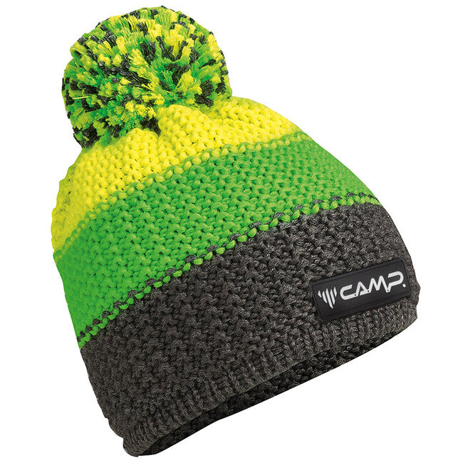 Camp Joe Beanie berretto lavorato a maglia in lana merino, verde