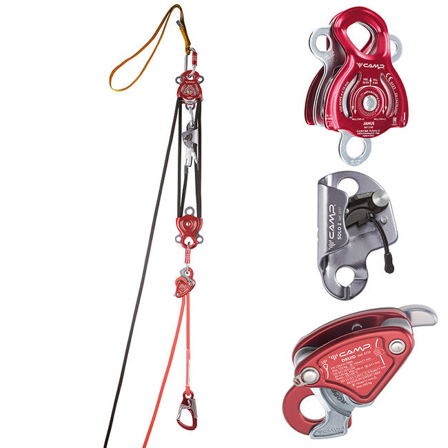 Camp Druid Evo kit di salvataggio con paranco integrato 50 m