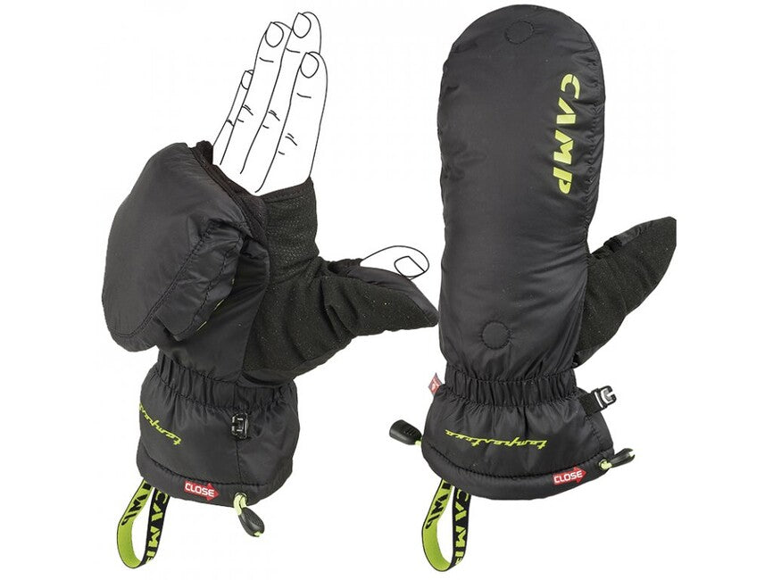 Camp Tempest Mitt EVO guanti isolati con cerniera per l'arrampicata invernale e l'alpinismo