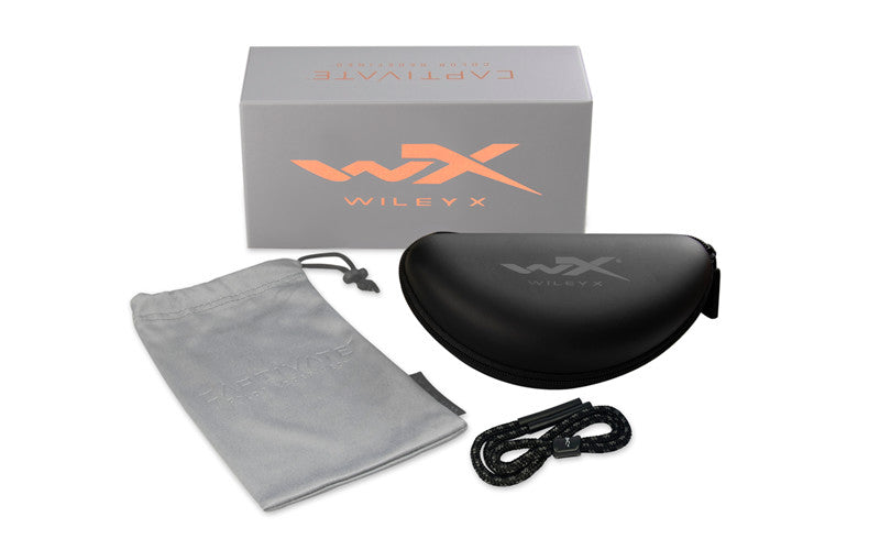 Wiley X Captivate Kingpin Sunglasses, Bronze Mirror, 12%
