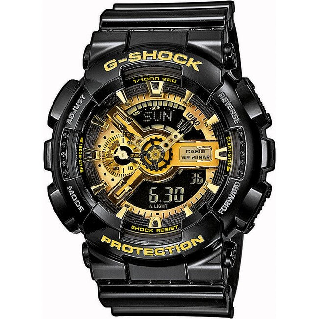 Casio G-Shock GA-110GB-1AER orologio, nero/oro