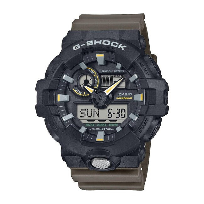 Casio G-Shock GA-710TU-1A3ER orologio, nero/marrone