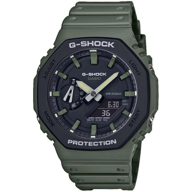 Casio G-Shock GA-2110SU-3AER orologio, nero/verde