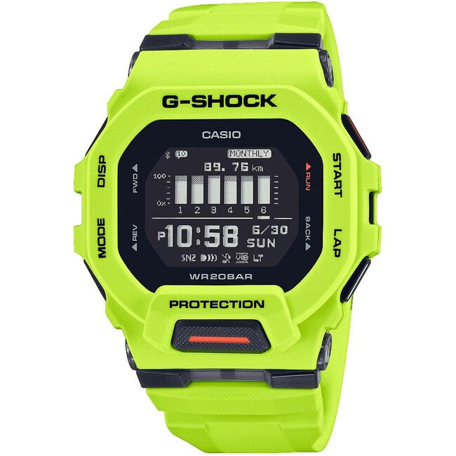 Casio G-Shock GBD-200-9ER orologio, nero/giallo