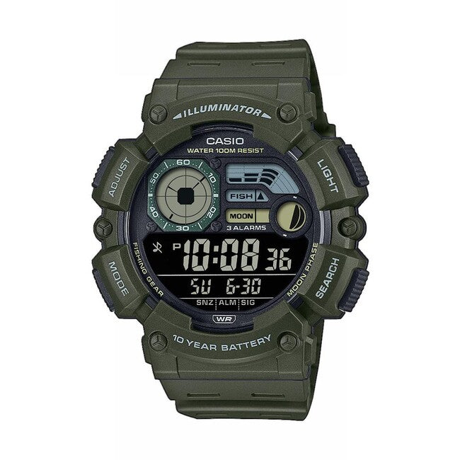 Casio WS-1500H-3BVEF orologio, verde