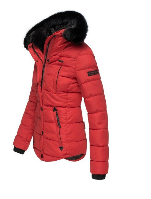 Marikoo LOTUSBLUTE giacca invernale da donna, rosso