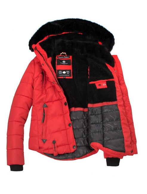 Marikoo LOTUSBLUTE giacca invernale da donna, rosso