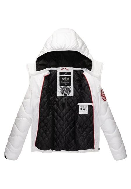 Navahoo KEY COLOR giacca invernale con cappuccio da donna, bianco