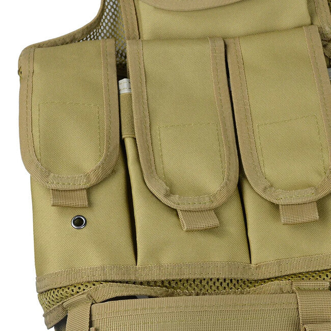 DRAGOWA Tactical Gilet tattico, nero