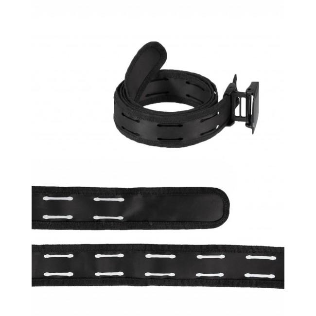 Mil-Tec Molle a taglio laser con fibbia in plastica da 3,8 cm, nera