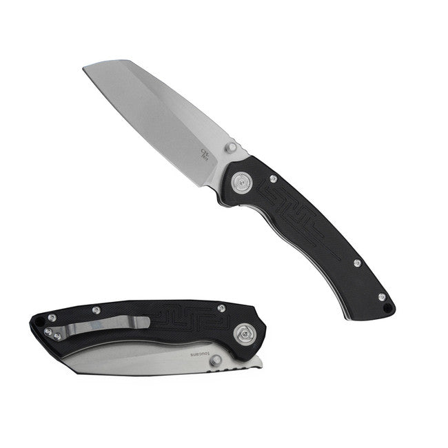 CH Knives Toucans-G10-BK coltello di chiusura, nero