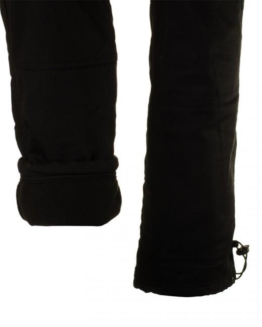 Loshan Elwood pantaloni imbottiti da uomo, neri
