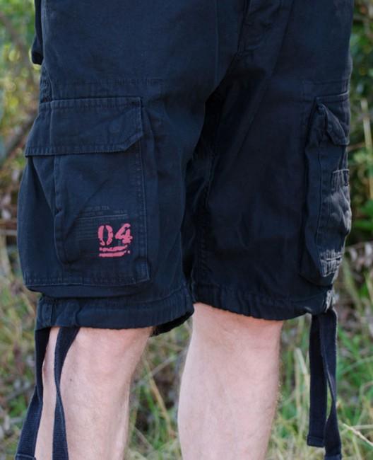 Surplus Vintage pantaloncini, nero