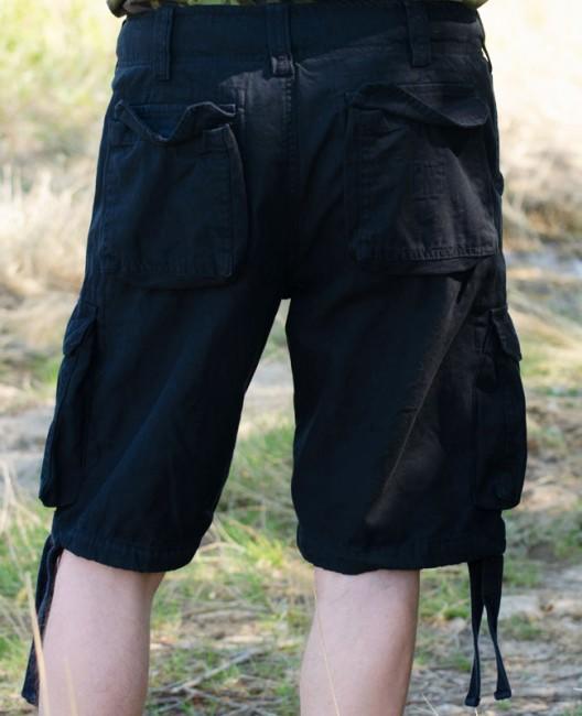 Surplus Vintage pantaloncini, nero