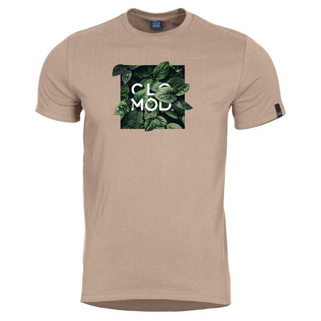 CloMod Leaves maglietta corta, khaki