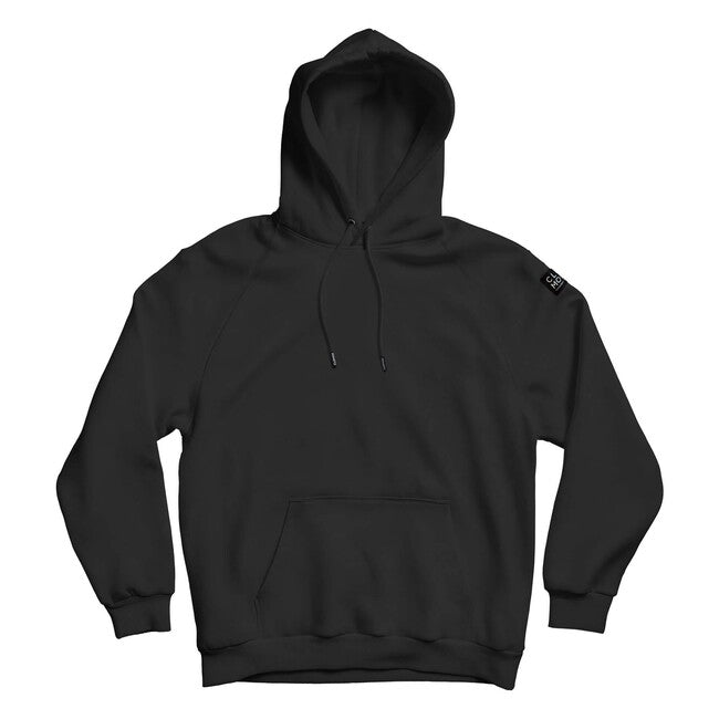 CloMod "blank" felpa con cappuccio, nera