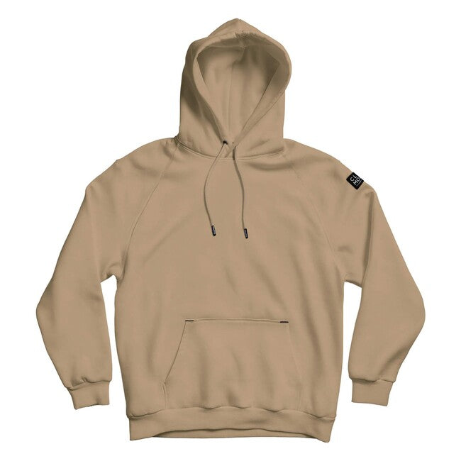 CloMod "blank" felpa con cappuccio, tan brown