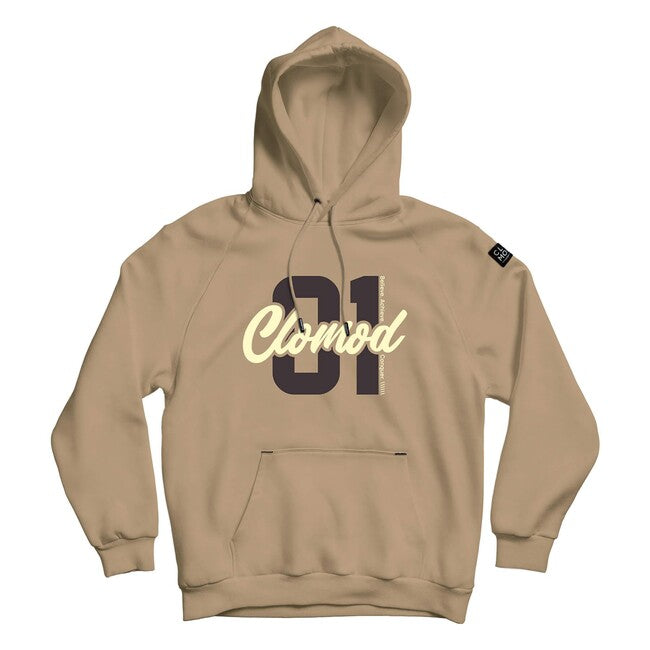 CloMod One felpa con cappuccio, marrone tan
