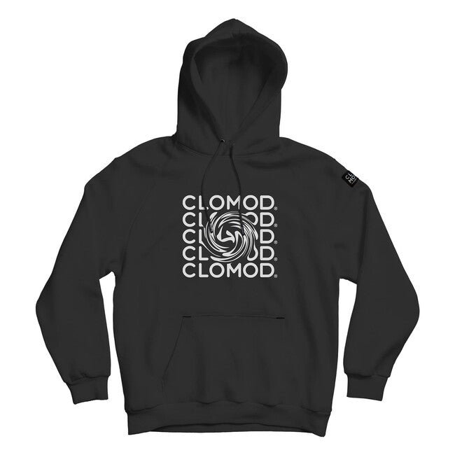 CloMod Twirl felpa con cappuccio, nera