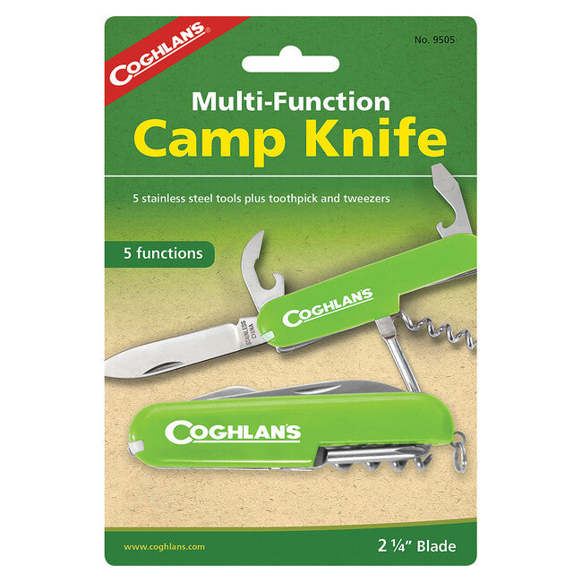 Coghlans Camp Coltello tascabile 5 funzioni