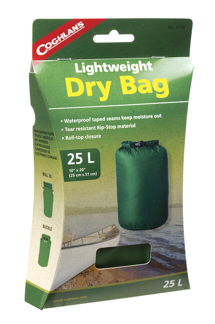 Coghlans Stuff bag zaino in nylon impermeabile ripstop 25 x 51 cm
