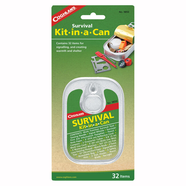 Coghlans Kit-in-a-Can kit di sopravvivenza