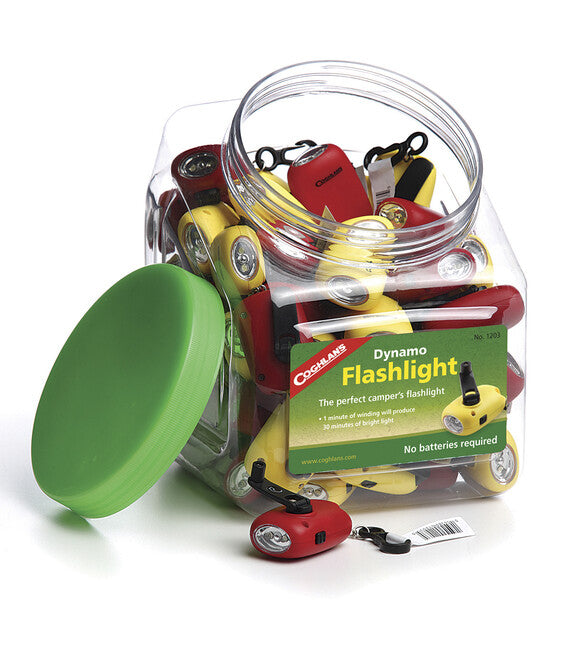 Coghlans Mini lampada a dinamo, colori diversi, set da 50 pezzi