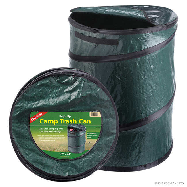 Coghlans Pop-Up camping stuffbag 100 litri, verde scuro