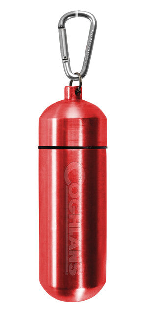Coghlans Capsule in alluminio impermeabile con moschettone