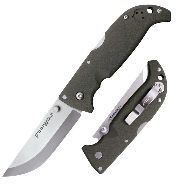 Cold Steel Finn Wolf coltello apribile, verde, 20 cm