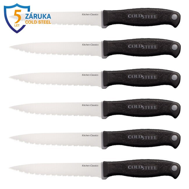 Cold Steel Set di 6 coltelli da cucina (classici della cucina)