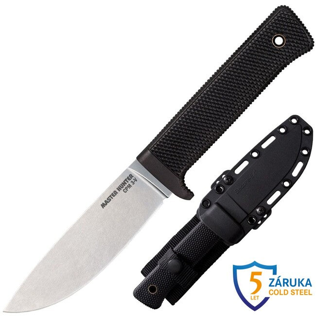 Cold Steel 3V Master Hunter coltello a lama fissa , stonewashed