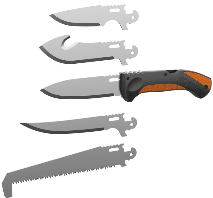 Cold Steel Click n Cut Hunting Field Kit coltello a lama fissa con fodero