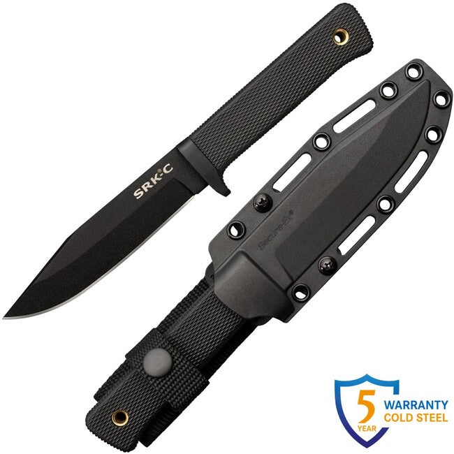 Cold Steel SRK Compact coltello a lama fissa, nero
