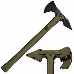 Cold Steel Trench Hawk ascia, oliva 48 cm